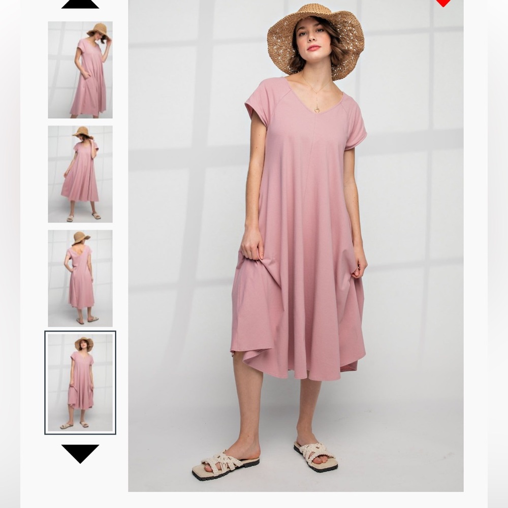 Easel 🌸Pink Casual Women's Dress